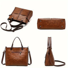 Women's Bag Fashion Classical Style Crossbody Handbag Retro PU Leather Shoulder and Purse Casual Bag Daily - Otaj Gifts