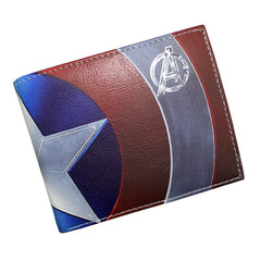 Hot Sell Marvel Comics Wallet Captain America Purse with Coin Pocket - Otaj Gifts