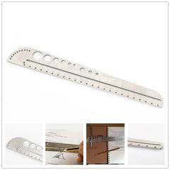 Multifunctional Stainless Steel Angle Protractor Ruler Degree Measuring Tool Kawaii School Supplies - Otaj Gifts
