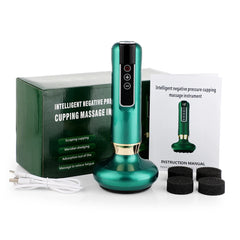 Electric Cupping Massager Vacuum Suction Cup GuaSha Anti Cellulite Beauty Health Scraping Infrared Heat Slimming Massage Therapy - Otaj Gifts