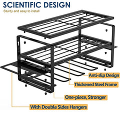 Power Tool Organizer Rack Wall Mount Tool Cabinet Electric Drill Holder Heavy Metal Tool Shelf Storage Rack for Workshop Garage - Otaj Gifts