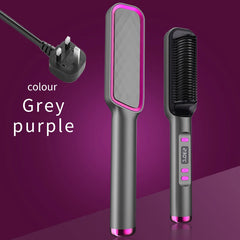 Electric Hot Comb Multifunctional Straight Hair Straightener Comb Negative Ion Anti-Scalding Styling Tool Straightening Brush - Otaj Gifts
