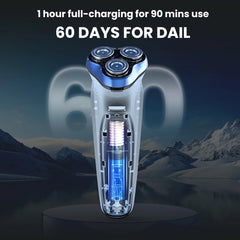 Sejoy Electric Razor for Men Rechargeable Electric Shavers Rotary Portable Travel Razor Idea Gift Beard Trimmer - Otaj Gifts
