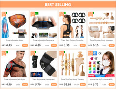 Tcare M - 4XL Adjustable Tourmaline Self Heating Magnetic Therapy Back Waist Support Belt Lumbar Brace Massage Band Health Care - Otaj Gifts