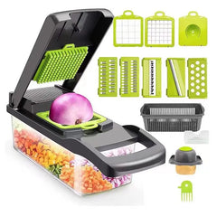 Xiaomi 14/16 in 1 Multifunctional Vegetable Chopper Cutting Artifact Vegetable Slicer Diced Food Handle Grate Chopper Kitchen - Otaj Gifts