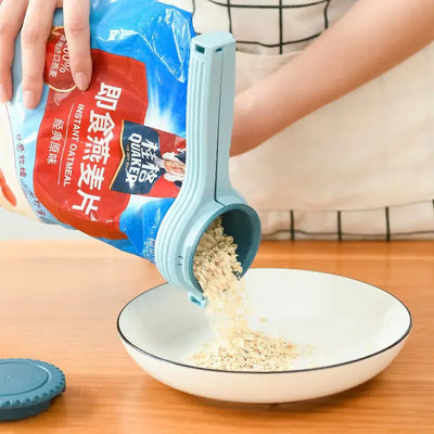 1PC Reuseable Bag Clip Snack Fresh Food Storage Sealing Kitchen Mini Sealer Food Clip with Cap Type Spray Nozzle Moistureproof - Otaj Gifts