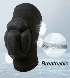 1 Pair Protection Sports Kneepad Men Elastic Knee Pads Support Fitness Gear Basketball Brace Protector Male NonSlip Pads - Otaj Gifts