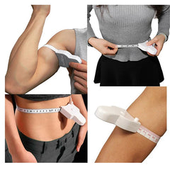 Portable Fitness Telescopic Health Tape Measure With Handle Torch Y-shaped Tape Measure Waist Circumference Tape Measure - Otaj Gifts