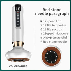 Electric Cupping Massager Vacuum Suction Cup GuaSha Anti Cellulite Beauty Health Scraping Infrared Heat Slimming Massage Therapy - Otaj Gifts