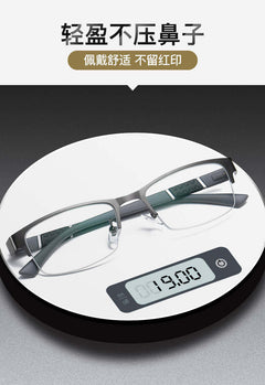 Men Reading Glasses Retro Business Hyperopia Glasses Anti Blue Light Reading Glasses 0 +1.0 To +4.0 Glasses - Otaj Gifts