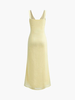 White Dress Women Halter Cotton Long Dress Lace Elegant Party Outfits - Otaj Gifts