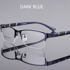 Men Reading Glasses Retro Business Hyperopia Glasses Anti Blue Light Reading Glasses 0 +1.0 To +4.0 Glasses - Otaj Gifts
