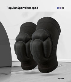 1 Pair Protection Sports Kneepad Men Elastic Knee Pads Support Fitness Gear Basketball Brace Protector Male NonSlip Pads - Otaj Gifts
