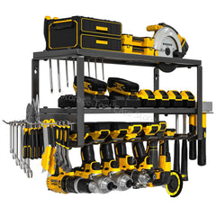 Power Tool Organizer Rack Wall Mount Tool Cabinet Electric Drill Holder Heavy Metal Tool Shelf Storage Rack for Workshop Garage - Otaj Gifts