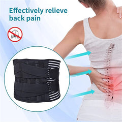 Lower Back Brace with 6 Stays Anti-skid Orthopedic Lumbar Support Breathable Waist Support Belt for Men Women Gym Pain Relief - Otaj Gifts
