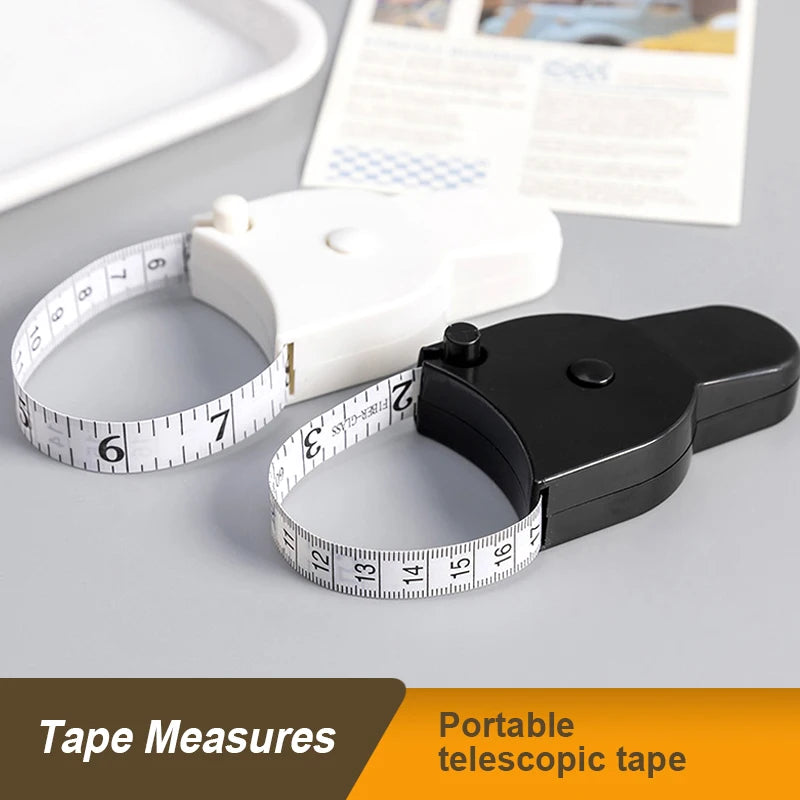 Portable Fitness Telescopic Health Tape Measure With Handle Torch Y-shaped Tape Measure Waist Circumference Tape Measure - Otaj Gifts