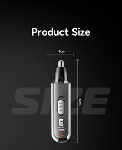 Kemei Usb Charging Portable Nose Ear Eyebrow Trimmer 3 In 1 Beauty Kit Electric Beard Nose Hair Clipper Men - Otaj Gifts