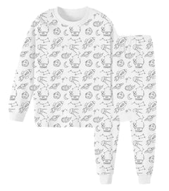 Children's Pajama Set Stick Figure - Otaj Gifts