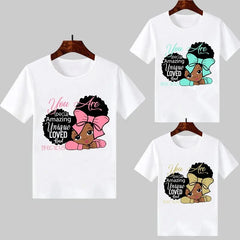 Children's T-Shirts White Summer Top - Otaj Gifts