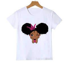 Children's T-Shirts White Summer Top - Otaj Gifts