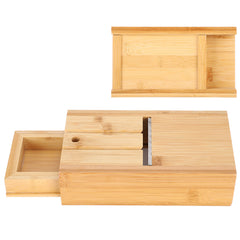Adjustable Bamboo Soap Cutter Planer Tools HandMade Soap Making Supplies with Drawer - Otaj Gifts