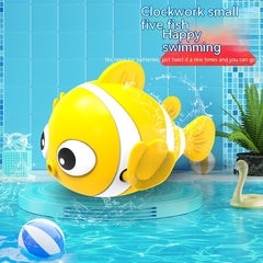 Baby Bath Toys Children Playing Water Small Yellow Duck Swimming Playing Water Little Duck Little Turtle - Otaj Gifts