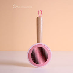 OneKey Pet Hair Remover Comb Pet Comb Grooming Brush Pet Hair Cleaner Brush Cat Shedding Brush Self Cleaning Slicker For Long & Short Hair Cats And Dogs - Otaj Gifts