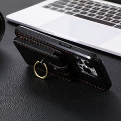 Suitable for iPhone 12/13/14/15/16 series crossbody card holder Faux Leather mobile phone case black/brown/red/rosy Golden 16promax mobile phone case 14promax15promax with card bag and long chain - Otaj Gifts