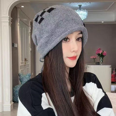 Women's Autumn And Winter Fashionable All-match Wool Knitted Hat - Otaj Gifts