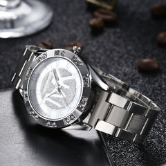 Fashion Casual Quartz Watch Starry Stainless Steel - Otaj Gifts