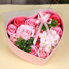 Creative New Soap Flower Heart-shaped Gift Box Valentine's Day Christmas Creative Birthday Gift - Otaj Gifts