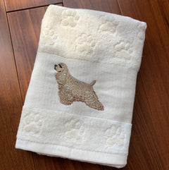 Dog Embroidery Water Absorbing Wash Towel - Otaj Gifts