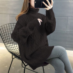 Long Loose All Matching Lazy Style Sweater - Otaj Gifts