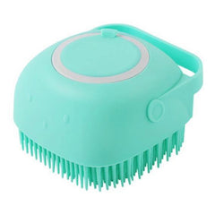 Silicone Dog Bath Massage Gloves Brush Pet Cat Bathroom Cleaning Tool Comb Brush For Dog Can Pour Shampoo Dog Grooming Supplies - Otaj Gifts