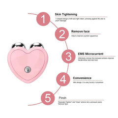 EMS Face Lifting Machine Facial Massager Microcurrent Roller Skin Tightening Rejuvenation Beauty Charging Facial Anti Wrinkle - Otaj Gifts