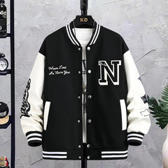 Men's Spring And Autumn Loose-fitting Jacket Top - Otaj Gifts