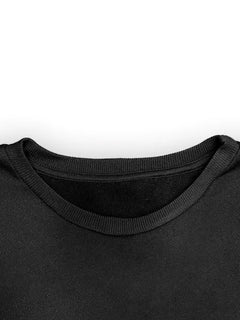 Women Basic Casual Pullover Spring Autumn Long Sleeve Just Girl Printed Round Neck - Otaj Gifts