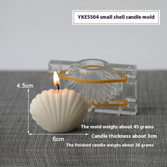 Shell Candle Mould Homemade Aromatherapy Candle - Otaj Gifts