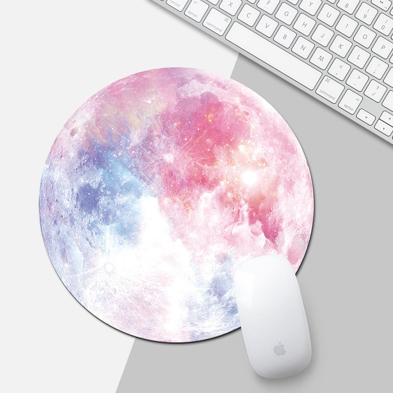 Mouse Pad Rubber Desk Mat Anime Round - Otaj Gifts