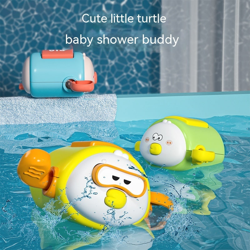 Children's Bath Toys Cartoon Clockwork Bath Water Toys - Otaj Gifts