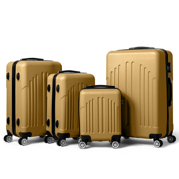 Vertical Striped Four In One Suitcase - Otaj Gifts