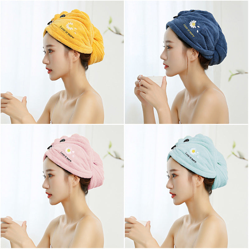 Hair Strong Water Absorption Does Not Hurt Hair Shampoo Bag Headscarf - Otaj Gifts