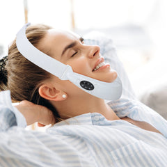 Facial V Lifting Vibration Massager LED Photon Therapy Facial Lifting Device Double Chin V Face Shaped Cheek Lift Belt Machine - Otaj Gifts