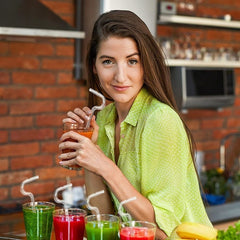 2straw 1cleaningbrush Can Be Used Repeatedly Original Glass Drinking Straw, Flute Style Design For Engaging Lips Horizontally, Anti Wrinkle. - Otaj Gifts