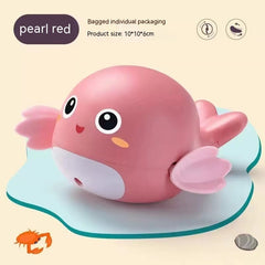 Baby Bath Toys Children Playing Water Small Yellow Duck Swimming Playing Water Little Duck Little Turtle - Otaj Gifts