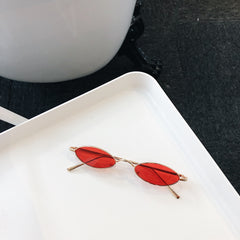 Retro Cat Eye Sunglasses Women Yellow Red Lens Sun Glasses - Otaj Gifts