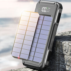 Solar Power Bank 20000mAh 4 USB Backup External Battery Charger For Cell Phone - Otaj Gifts