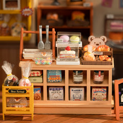 Rolife Becka's Baking House DIY Miniature House For Kids 3D Wooden Toys DG161 - Otaj Gifts