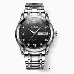 Watch Fashion Trendy Brand Quartz Watch Luminous Waterproof Men's Watch Men's Watch - Otaj Gifts