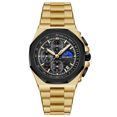 Sun Moon Star Multi-function Waterproof Watch Men - Otaj Gifts